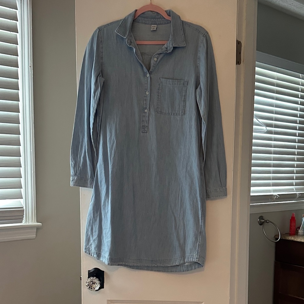 Old Navy Light Blue Denim Dress